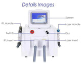 2 in 1 Multifunctional Tarbon Tattoo Removal E-LIGHT IPL Nd Yag OPT Laser Hair Removal Painless  Skin Rejuvenation Machine CE