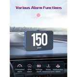 Car OBD2 Head Up Display P16 HUD Digital Speedometer Water Temp OBD HUD Projector Security Speed