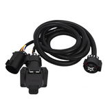Car Trailer Wiring Harness Set 56070 7 Foot 7Pin For Vehicle-Side Truck Bed For Chevy Dodge Ram GMC Ford Toyota