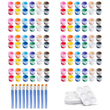 E-Easy To Use-Mini Acrylic Paint Set, Acrylic Paint Strips For Kids And Adults, Perfect For Birthday Partyhome Classroom Gifts