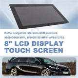 For Kia 8" LCD DISPLAY TOUCH SCREEN Replacement Parts For Models LA080WV9-SL02 LA080WV9-SL08 96560-J7250WK J7260WK