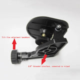 0-90° Precision Inclinometer, Metal Construction, 5/8" Thread - Adjustable Tilt Platform for Laser Level / Rotary Laser / Tripod