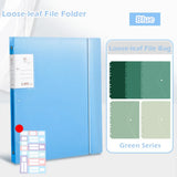Multi-functional Loose-leaf Design File Folder Set PP Waterproof Test Paper Storage Clip Document Organizer School Office