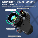4K UHD Infrared Thermal Imaging Night Vision Monoculars 7X Magnification Infrared Thermal Camera for Outdoor with 11 Modes