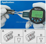 5-25mm/0.005mm Digital Inside Caliper Electronic Gauge with Rotatable Dial Measuring Bore Groove Caliber Micrometer