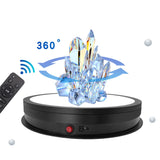 42CM Electric Remote Control Turntable With 3-Color Backlight Brightness Speed Angle Adjustable Rotating Display Table Load 50KG