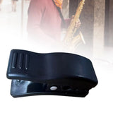 Saxophone Microphone Clip Portable Strong Grip Soft Rubber Pads Clamp Compact Non Slip