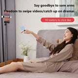 Bluetooth-Compatible Electric Auto Page Turner Mini Mute Phone Screen Tapper Portable Quick Click for Kindle Paperwhite