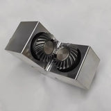Right Angle Commutator Micro 90 Degree Corner Turning Device 1:1 20T Spiral Bevel Aluminum Gearbox Out Shaft Diameter 20MM