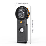 Portable Foldable 500X Digital Microscope 2MP Autofocus Magnifying Glass Coin Electronics Repair Photo Video Microscopes PC View