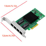 For Intel I350-T4V2 I350-T4 PCI-E Quad Port RJ45 Gigabit Server Adapter