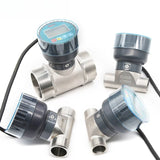 2026 Digital Flow Meter Sewage Pipe Water Runoff Stainless Steel Valve Body 485 Data Transmission Liquid Tool