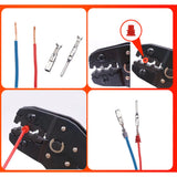 1642Pcs Connector Pins Kit,1/1.5/1.8/2.2/2.3/2.8/3.5mm Male&Female Wire Pins,Non Insulated Wire Terminal Pin Kit,Pin Crimp Plier
