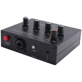 GW-MIC-60 3-Band Equalizer Balanced Mic Preamp Microphone Preamplifier With DC Cable And 6.5Mm Cable Easy Install Easy To Use