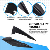 For XMAX 300 XMAX300 2023 2024 Motorcycle Sport Downforce Frontal Spoiler Aerodynamic Wing Deflector Naked Forntal Black