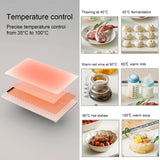 Silicone Electric Food Warming Mat Foldable Heating Tray with Auto Timer for Parties And Gatherings 110V/220V