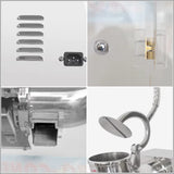 XEOLEO Commercial Ice Crusher Machine 200W Automatic Ice Shaver Machine Snow Cone Maker Ice Crusher Snowflake Ice Machine