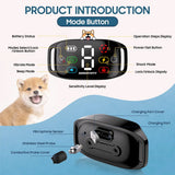 Electronic training collar, 4 modes, 8 sensitivity levels, multi-colored, for medium and large dogs