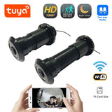 New Tuya 5G Wifi Door Eye Hole HD 3MP Night vision Wide Angle FishEye CCTV Network Mini Peephole Door Mic Audio Camera P2P ONVIF
