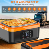 A98I-Cordless Electric Lunch Box,Rechargeable Self-Heating Food Warmer With 8000Mah Battery,For Work/Travel/Car/Office