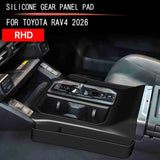 Exclusive Car Center Console Gear Shift Panel Silicone Gear Shift Pad For Toyota RAV4 2026 Car Interior Accessories RHD