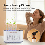 700ml Air Humidifier USB Essential Oil Diffuser 7 LED Lights Aromatherapy Mist Maker Humidifier for Car Home Bedroom with Timer