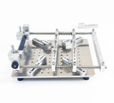 PCB Stencil Solder Paste Printer For SMT Assembly Solder Paste Printing Aluminum Alloy Manual Screen Printing Table Equipment