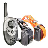 Dog Training Collar 400 Yard Waterproof Rechargeable LCD Remote Control Electronic Electric Vibration Shock Beeper Collar M86