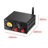 D175 TPA3251 Bluetooth 5.1 Stereo Amplifier with Optical/Coaxial Input and VU Meter Display