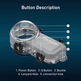 Waterproof Case for Insta360 X4 Underwater 50M Invisible Diving Housing Cover Dive Shell for Insta360 X4