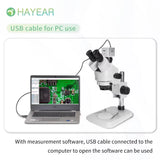 HY-6210S Portable Electronic Digital Microscope Eyepiece Camera 4K UHD 8MP USB HDMI Camera for Video Microscope