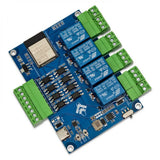 DC7-24V ESP32 Modbus RTU Four Channel Relay Module RS485 Development Board MODBUS Protocol Optocoupler Isolation Relay Board