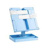 Liftable Reading Rack Adjustable Large Capacity Reading Stand Book Holder with Pencil Case Base Reading Storage Artifact