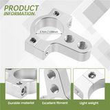 Exclusive 27Mm Aluminum Steering Damper Fork Frame Mounting Clamp Bracket Foot Fixer For Motorcycle Bike Modification Silver