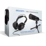 ZOOM ZDM-1 PODCAST MIC PACK ZDM-1 Microphone and ZHP-1 Headphone Recording Set For Professional Sounding Podcast ZDM-1PMP