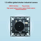 (BAAY) USB3.0 Global Shutter Camera 1.3MP 150° Industrial Camera Module 400 Frames Driver-Free for WINXP/7 8 10 LINUX Android