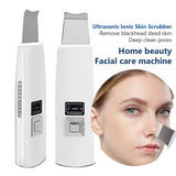 Ultrasonic Skin Scrubber Blackhead Remover Facial Cleanser Peeling Shovel Face Lifting Tool EMS Spatula Deep Cleansing
