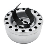 Push-in Valve Cover Chrome Steel Oil Filler Breather Cap Round Engine Oil Filler Cap for Chevy SBC 283327350