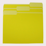 Manila Color Five-Color Single-Page Folder Paper Storage Folder Single-Piece Folder