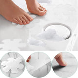 Non Slip  Snowflake Shape Anti-slip Bathtub Stickers Decals Bath Shower Treads for Home Toilet Bathroom Bathtubs Showers Pad