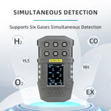Space Radon Rn Combustible Portable Multi 4 Gas Detector