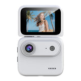 Mini Sports Camera 4K Ultra Clear Recording VLOG Recorder Flip Screen Anti Shake  Wide-angle Student Travel Camera Portable