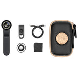 IBOOLO DE-4100 Medical Dermatoscope 10X Magnification Polarized Light Compatible with Phone