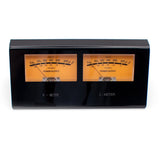 High-Precision Audio Level DB Meter Dual Analog Finished VU Meter 2-Way Amplifier Audio Selector