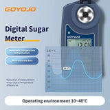 Digital Brix Meter Refractometer for Measuring Sugar Content Fruit Juices New Beverages Sprite Beverage Sugar Tester Instrument