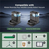 24 Pcs Kit For Robot Vacuum Cleaner: 1 Main Brush,6 Dust Bags,6 Mop Pads,4 Filters,6 Side Brushes And 1Cleaning Brush