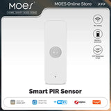 Tuya Smart PIR Sensor WiFi/ZigBee Human Body Infrared Motion Detector OLED Android Home Security Scene Linkage Automation