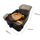 AC 220V Multifunctional Electric Knife Sharpener | 4-Stage Professional Blade Sharpening System for Home & Commercial Use