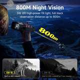 NV326 4K UHD Digital Binocular Telescope Camera Infrared Night Vision Binoculars Goggles for Hunting Camping with Flashlight