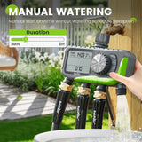 Rainpoint IP65 Digital Irrigation Water Timer 4 Out Manual Programmable Watering System Rain Delay Hose Yard Lawn Garden Tools